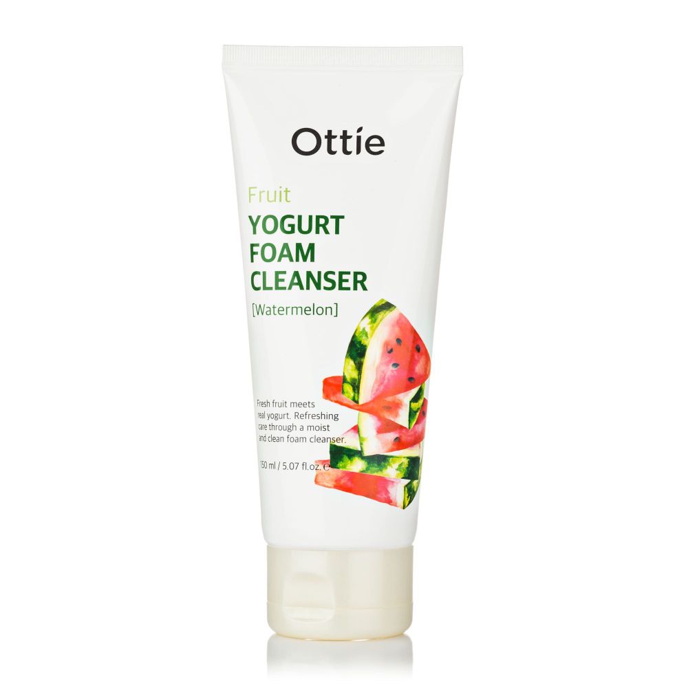 Фруктовая йогуртовая пенка с арбузом для очищения Ottie Fruits Yogurt Foam Cleanser Watermelon