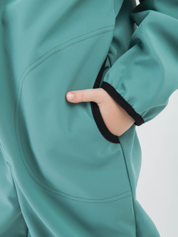 Комбинезон из софтшелла "Малахитовый"