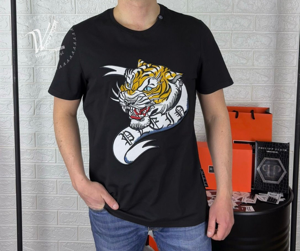 Футболка Philipp Plein Tiger Neck