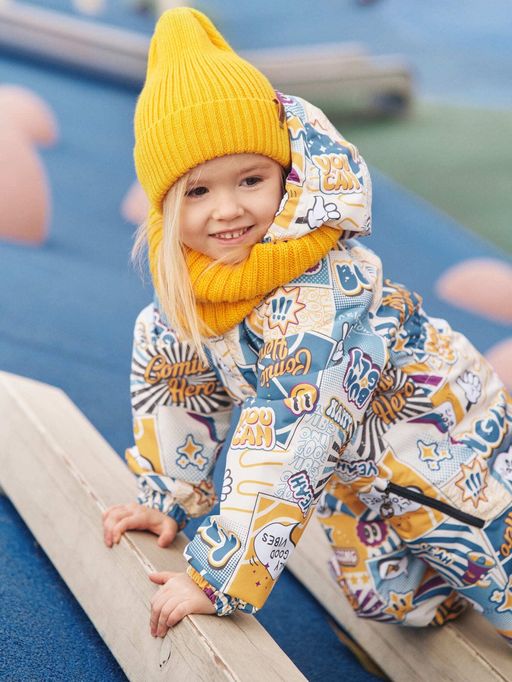 Комбинезон демисезонный "Comic hero"