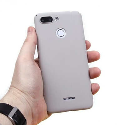 Панель матовая Soft Touch для Xiaomi Redmi 6, 010659 Черный