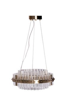 91GH-30864 Люстра подвесная "Galaxy" стекло прозрач. d47*h20см