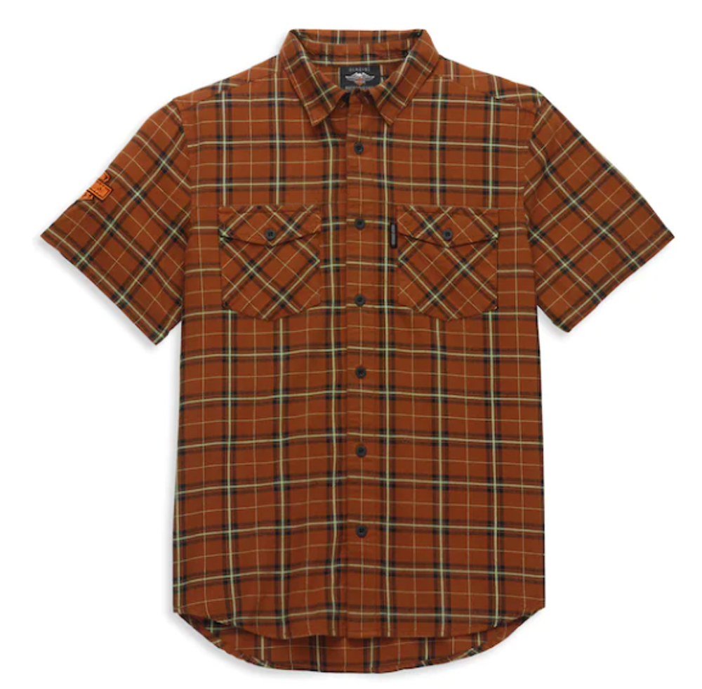 Рубашка Embriodered Graphic Plaid Harley-Davidson