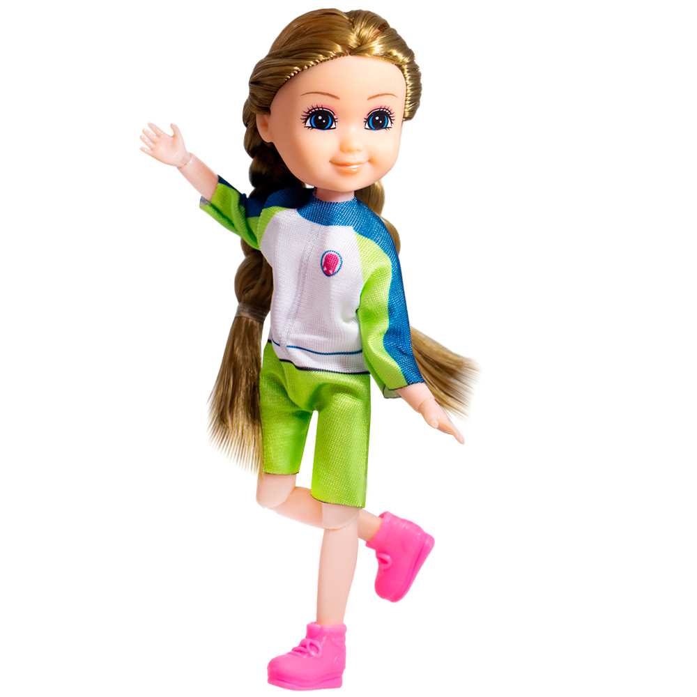 Кукла малышка 55874 на катере в кор.