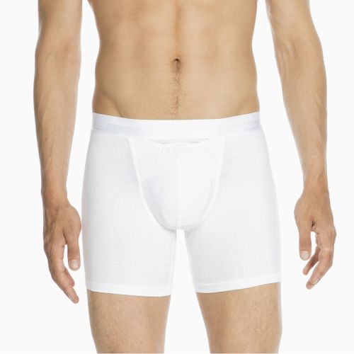 Мужские трусы боксеры удлиненные белые HOM HO1 Long Boxer Briefs HO1 359519_400003