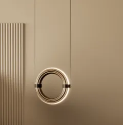 Подвесной светильник Elli C1311/S золотой металл