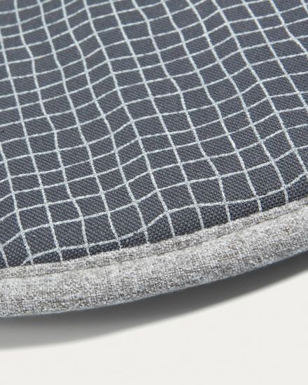 Подушка Stick круглая светло-серая