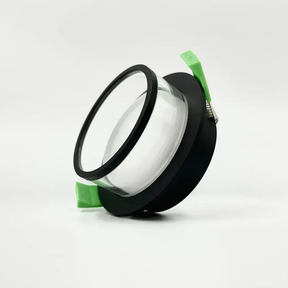 Светильник точечный встраиваемый Deko Lamp GU 5.3, спот светодиодный потолочный, черный.