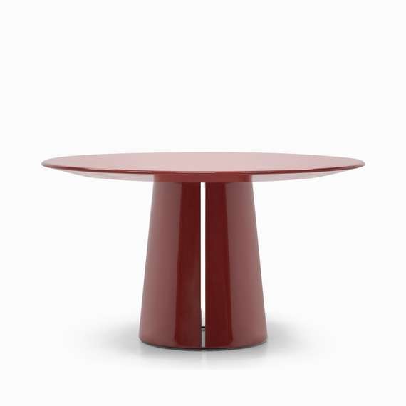 Обеденный стол Cargo Ø135 см, красный глянец