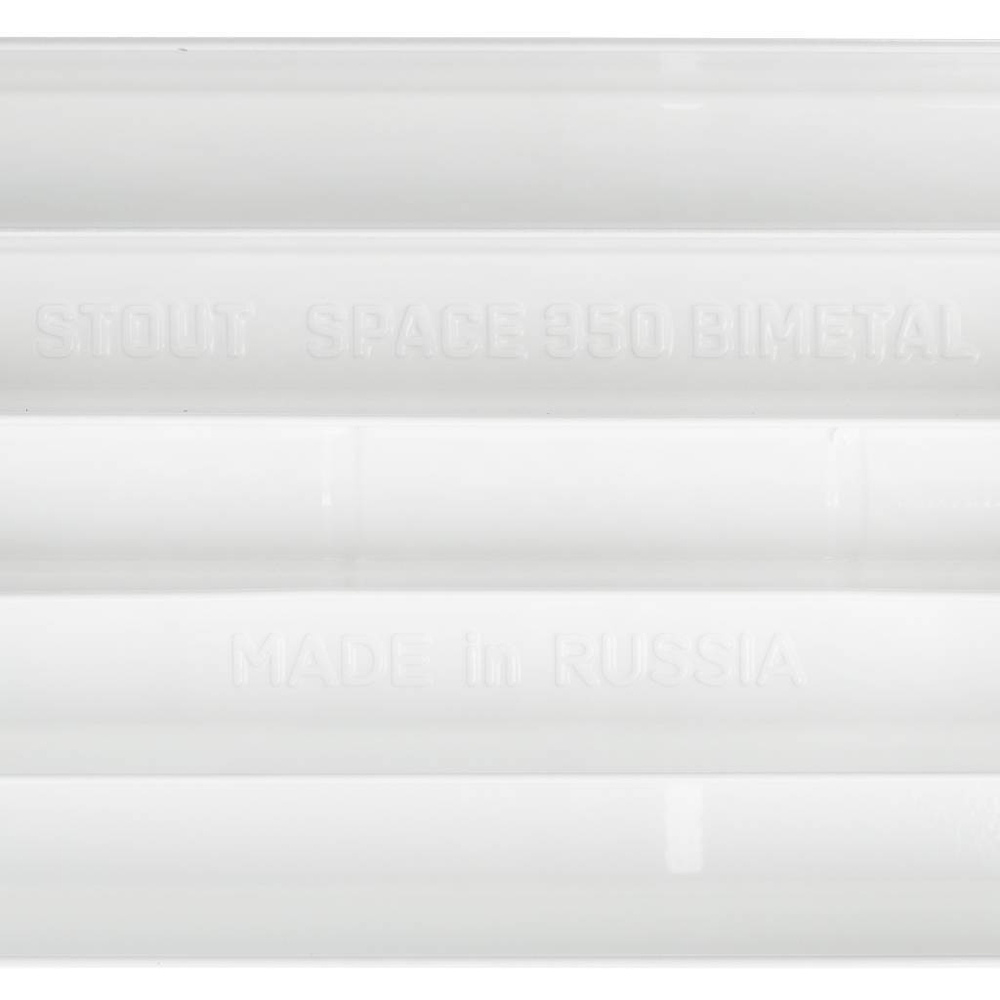 STOUT Space 350  4 секции радиатор биметаллический боковое подключение