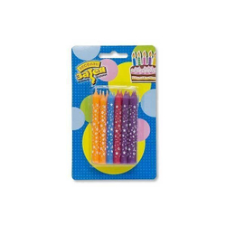 Свечи для торта Звезда 8см 12шт