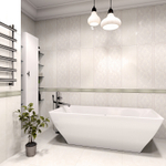 Saphie white decor 01 300х900 (1-й сорт)
