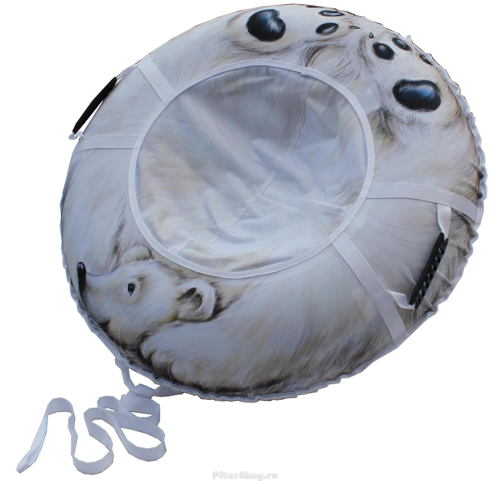 Ватрушка (тюбинг) Митек Белый медведь 95 см