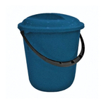 Ведро Rock'n'Roll с крышкой 7 л индиго