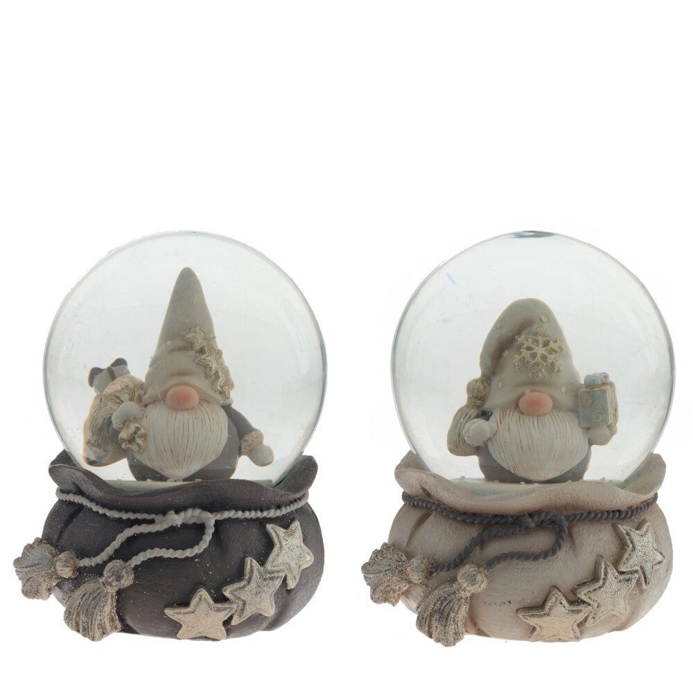 GAEM Фигурка декор в стекл шаре "Гном", D 6.5 см, L7 W7 H9 см, 2в.