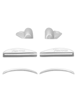 FreiAVIVER Набор глянцевых ОКРУГЛЫХ  валиков для ламинирования Curl, 4 пары, розовый