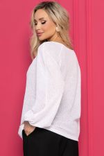 Блуза "Шарм" (белая) Б8569 LT Collection