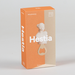 Открыватель для бутылок металлический hestia белый