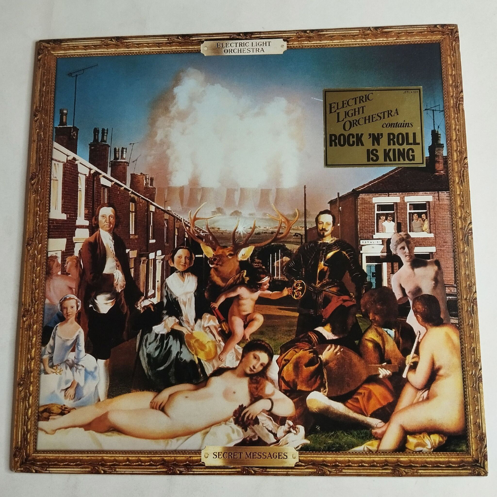 Винтажная виниловая пластинка LP ELO Electric Light Orchestra Secret Messages (Holland 1983) Letter From Spain