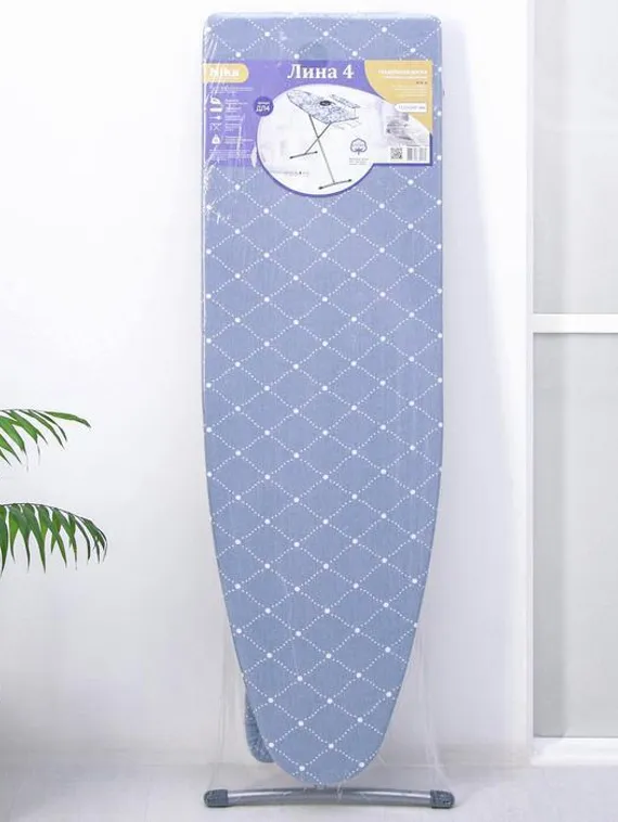 Доска гладильная Nika «Лина 4», 112×34,5 см, два положения высоты 70, 80 см, рисунок МИКС