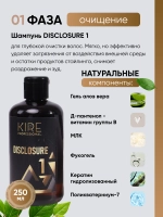 Шампунь глубокой очистки для волос и кожи головы DISCLOSURE 1 от KIRE PROFESSIONAL, 250мл