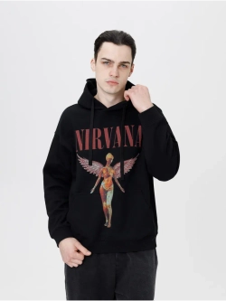 Худи PARABOLA Nirvana оверсайз варенка для мужчин и женщин