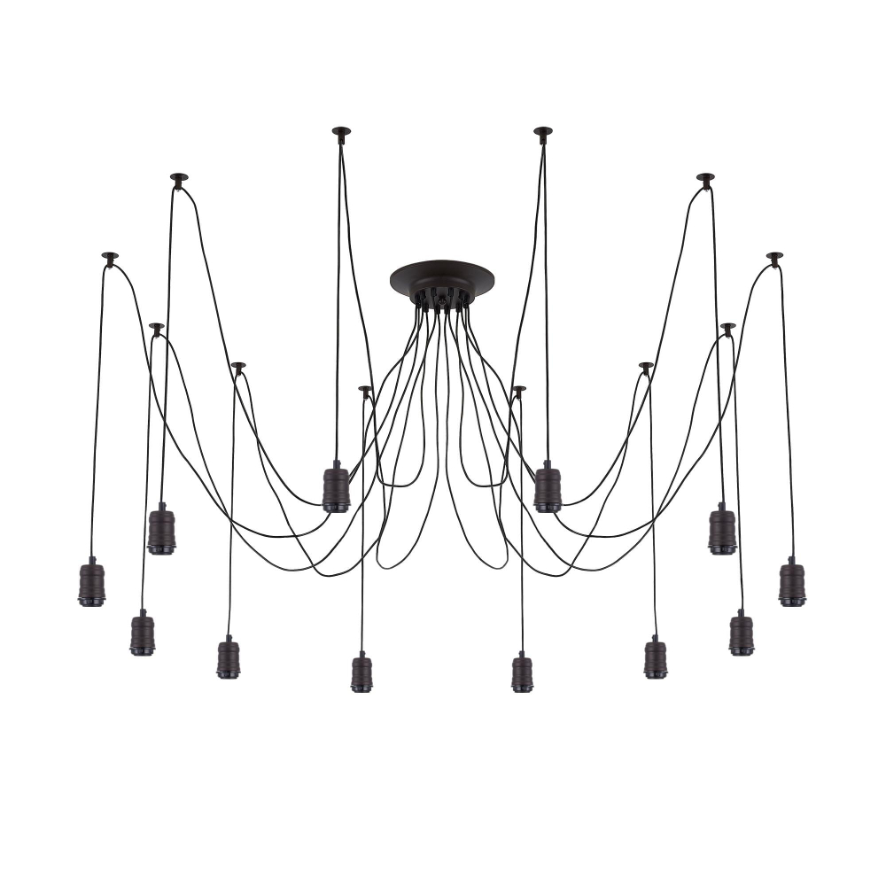 Citilux Эдисон CL451122 Люстра паук Венге