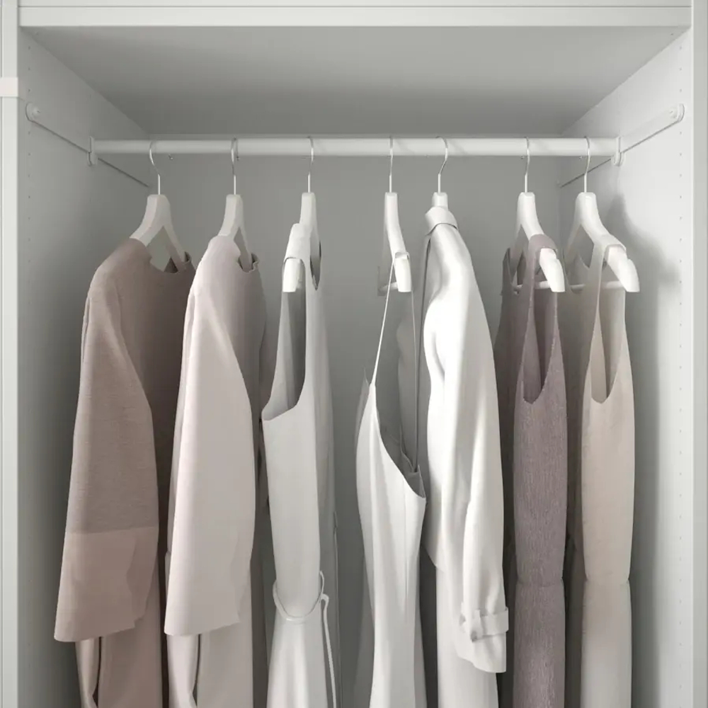 Платяной шкаф - IKEA PLATSA/FONNES  / ПЛАТСА/ФОННЕС ИКЕА, 140x57x261 см, белый