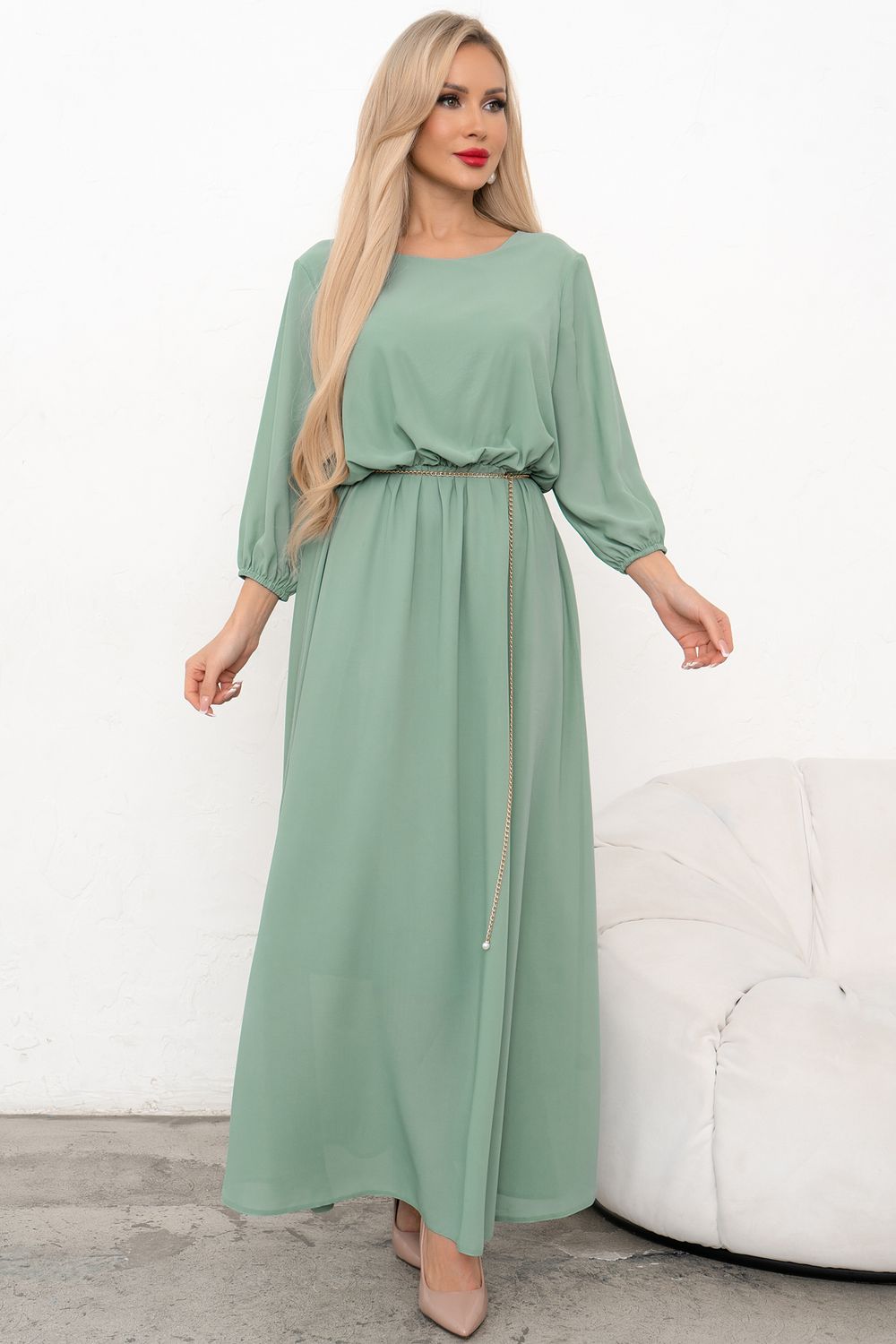 Платье Селеста (полынь) Р11-1088/7 Nikol