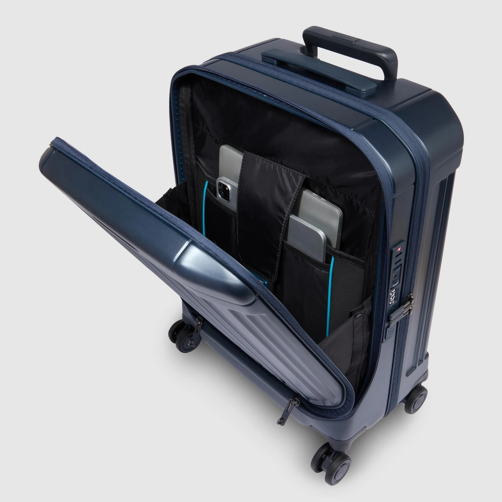 Чемодан ручная кладь Travel BV6700PQL/Blu Opaco