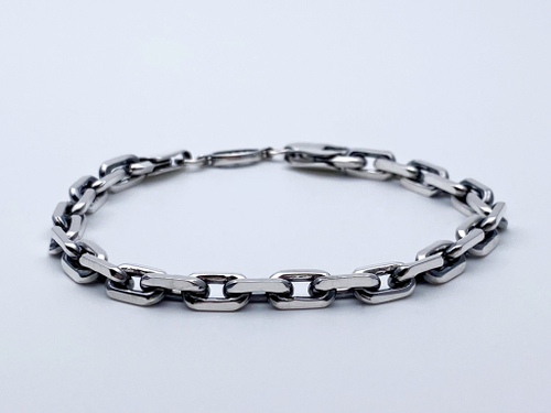 Браслет из серебра/Чернение