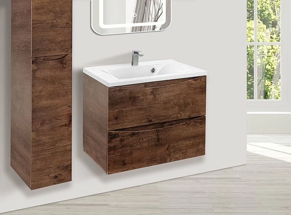 Тумба с раковиной Vincea Mia 650 R.Wood