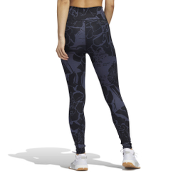 Женские теннисные брюки adidas Optime Flower 7/8 Tight Women - Blue