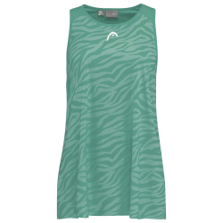 Женский топ теннисный Head Agility Tank Top W - nile green/print vision