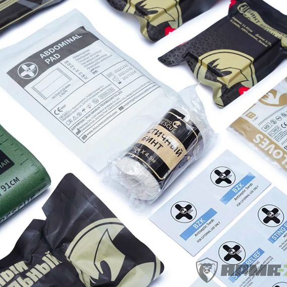 Тактическая аптечка “RHINO RESCUE” 30 в 1, мох