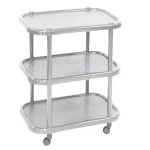 Полка овальная (3 секции) Мраморный 0,582,307х0,492м