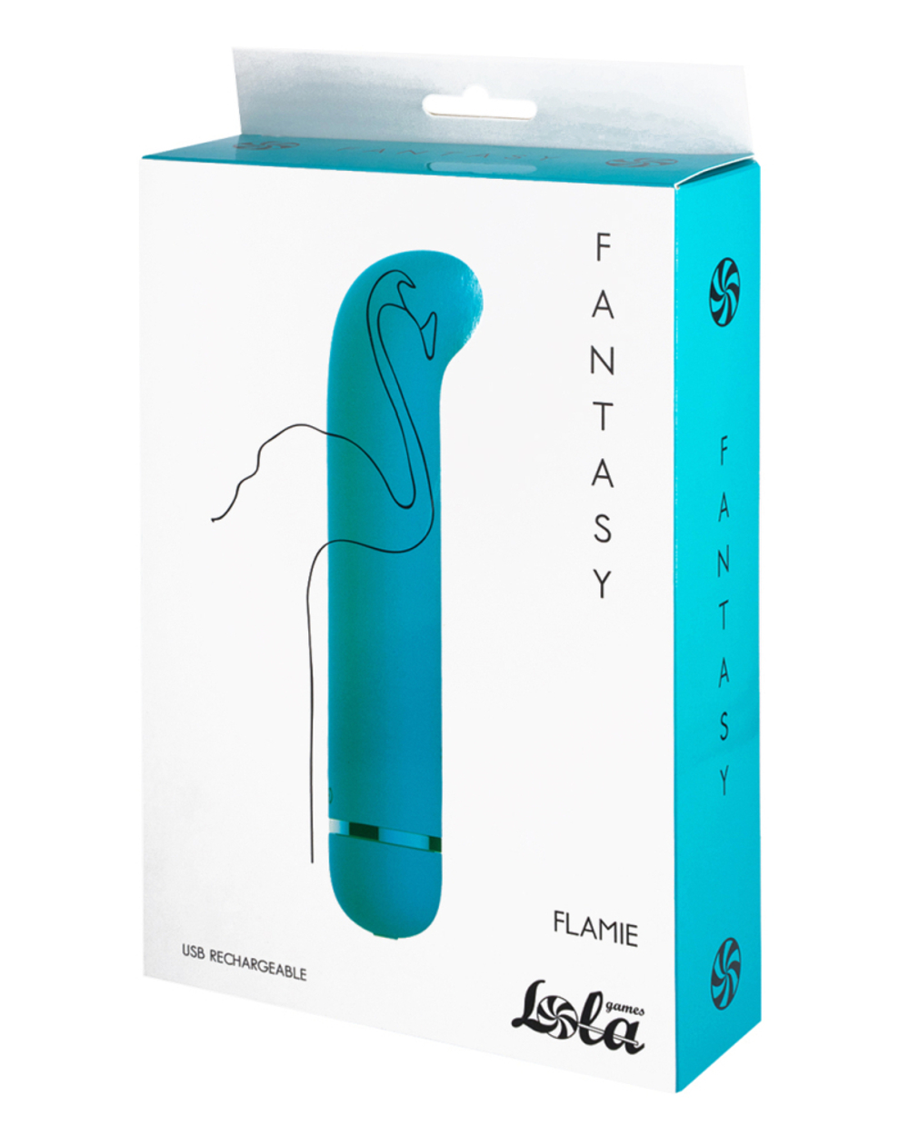 Перезаряжаемый вибратор Fantasy Flamie Blue 7912-03lola