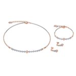 Колье Coeur de Lion Light Blue 4992/10-0720 цвет голубой