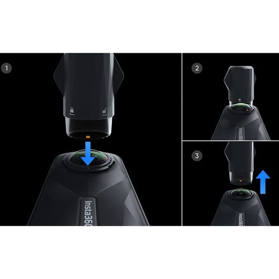 Комплект сменного объектива Insta360 X5 Replacement Lens Kit (CINSBAHB)