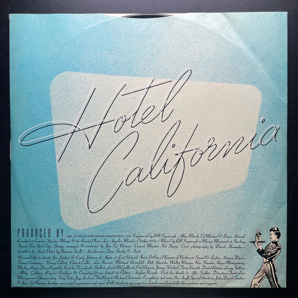 Eagles ‎– Hotel California (Англия 1976г.)