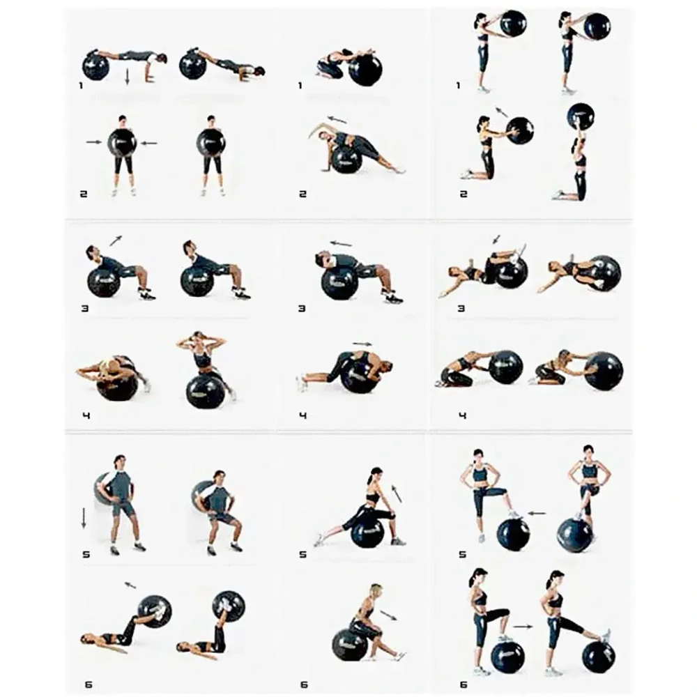 Фитбол Sportage 75 см 900гр с насосом, голубой