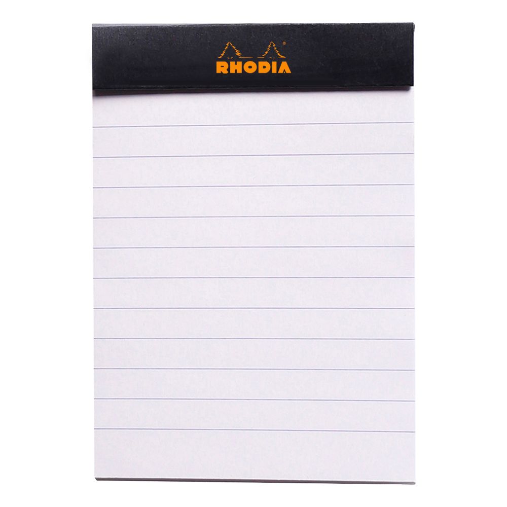 Блокнот Rhodia Basics №11 A7 в линейку 80 гр черный (116009C) 2