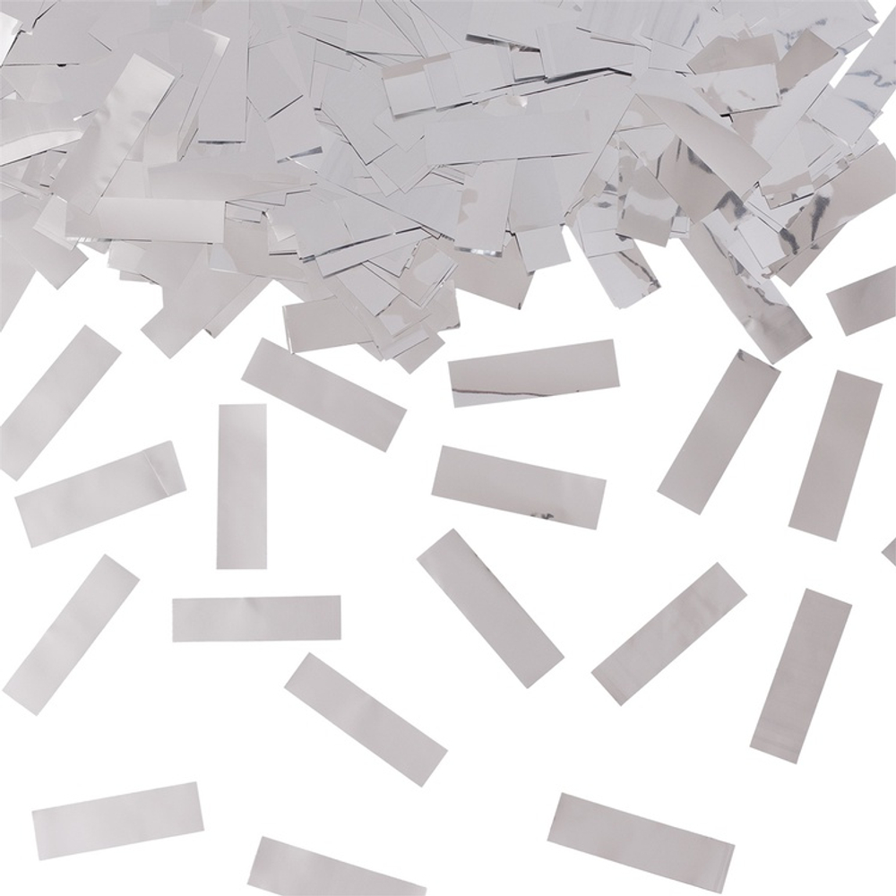 Хлопушка Бумфети 30см конф фольг серебро