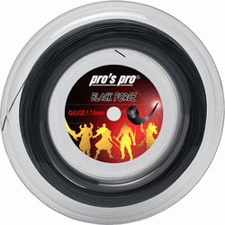 Теннисные струны Pro's Pro Black Force (200 m) - черный