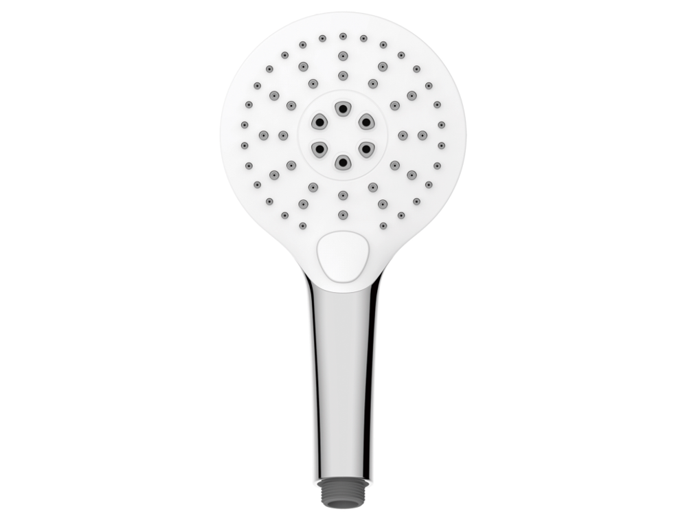 Лейка душевая (3 режима) RIMERO RM080WC (Белый/Хром)