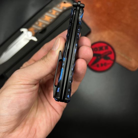 Нож складной НОКС Финка-М - рукоять G10, клинок нитрид титана, сталь D2