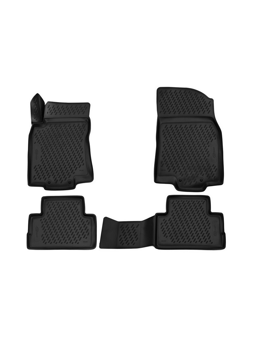 Коврики в салон для NISSAN Qashqai (J11F), 2015-, сборка РФ, 4 шт. (Повышенная устойчивость, повышенная износостойкость) FORMAT.CARNIS00061
