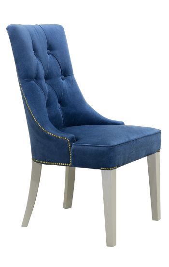 Стул "Давос" (дуб/тон 101/ткань Velvet Lux 29)