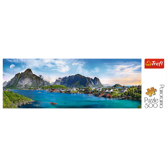 Puzzle &quot;500 Panorama&quot; - Lofoten Archipelago, Norway / Fotolia