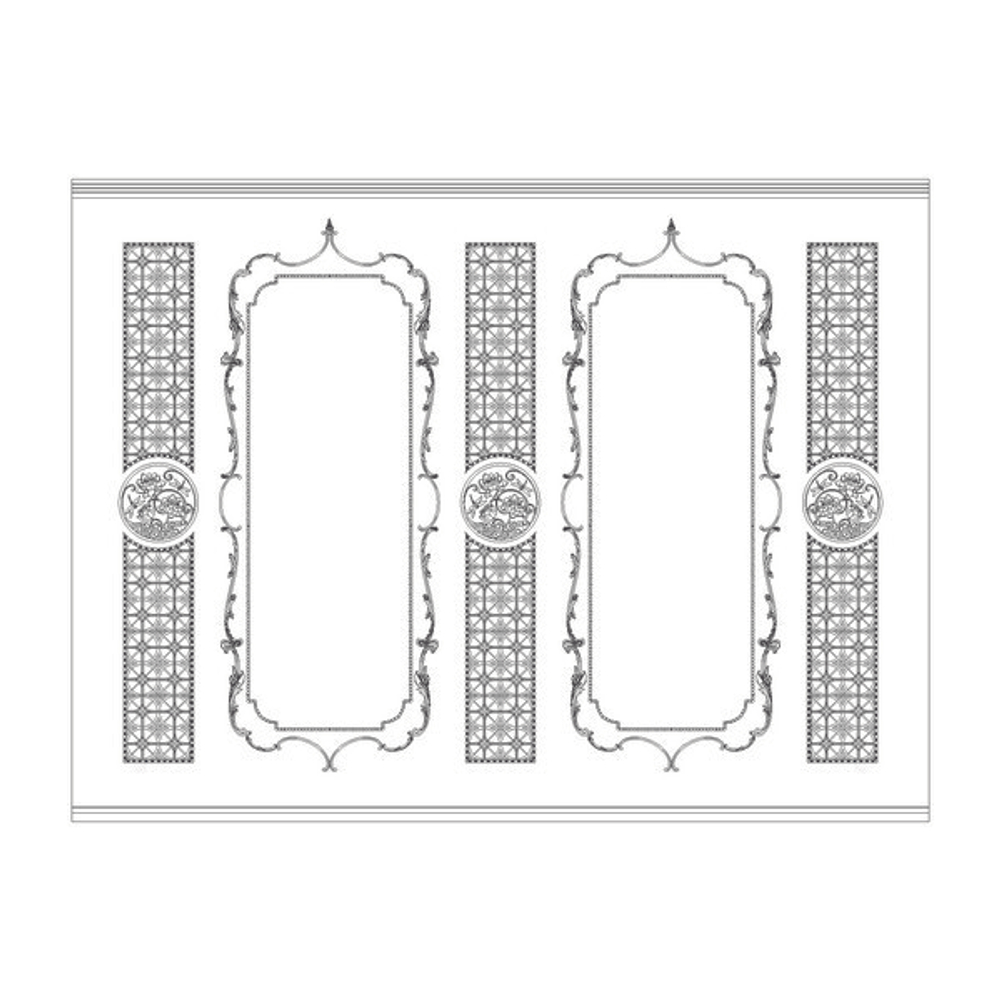 Стена RODECOR Мандарин Ф3 77023CN (3000*4000)